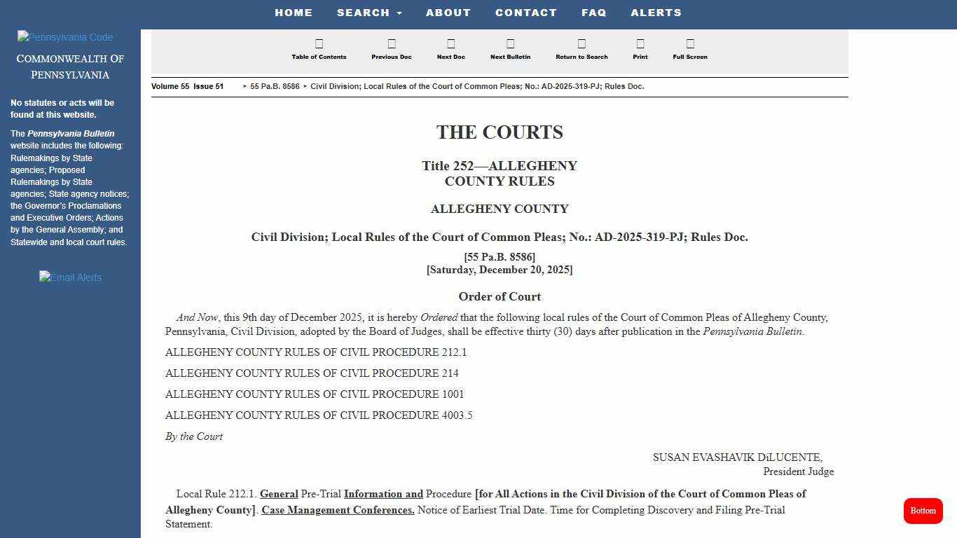 Pennsylvania Bulletin